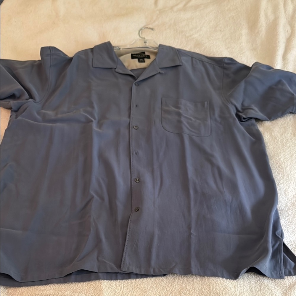 Pronto Uomo Light Blue Silk Shirt